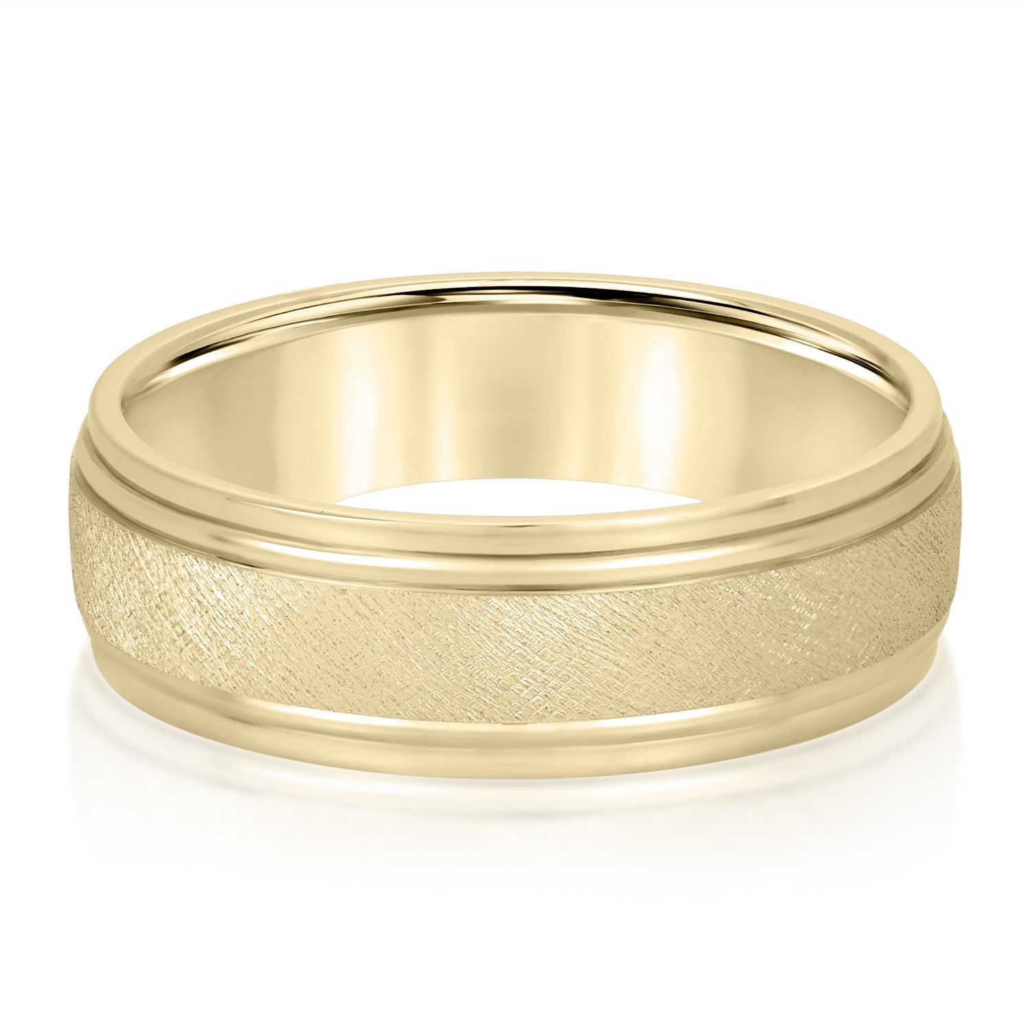 Men's Classic Step Edged Band-VIRABYANI